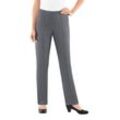 Thermohose CLASSIC BASICS, Damen, Gr. 38, Normalgrößen, grau, 100% Polyester, unifarben, lang, Hosen