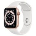 Apple Watch Series 5 (2019) GPS 44 mm - Aluminium Gold - Sportarmband Weiß