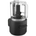 KITCHENAID Zerkleinerer "5KFCR500BM", schwarz (matt schwarz), B:14,5cm H:26,55cm T:18,39cm, Zerkleinerer