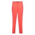 Bügelfaltenhose BETTY BARCLAY "Betty Barclay Businesshose mit Bügelfalte", Damen, Gr. 36, Normalgrößen, rot (poppy rot), Obermaterial: 86% Polyester, 14% Elasthan., Basic, relaxed fit 7/8-Länge, Hosen, Material