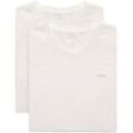 T-Shirt GANT "C-NECK T-SHIRT 2-PACK", Herren, Gr. M, weiß, Jersey, Obermaterial: 100% Baumwolle, unifarben, casual, regular fit hüftlang, Rundhals, Kurzarm abgesteppt, Shirts Unterhemd Multipacks, aus besonders weichem Material