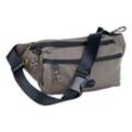 Bauchtasche CAMEL ACTIVE "Terra" Gr. B/H/T: 32cm x 15cm x 8cm, grün (khaki), Damen, Polyester, Taschen, aus recyceltem Nylon und voluminös aufgesetzten Taschen