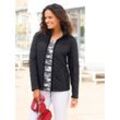 Fleecejacke CASUAL LOOKS, Damen, Gr. 38, schwarz, 100% Polyester, unifarben, Langarm, Jacken