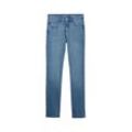 TOM TAILOR Damen Alexa Straight Jeans, blau, Uni, Gr. 28/32