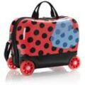 Kinderkoffer HEYS "Kinderkoffer Heys Kids Ride-On Luggage, 16 cm", Gr. B/H/T: 12,4cm x 16cm x 8,5cm 25 l, rot, Polycarbonat, mehrfarbig, festlich, Koffer, Heys x Joachim Llambi Kindergepäck Kindertrolley Marienkäfer