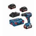 Bosch - Bohrschrauber gsr 18V-55 + 3 x 5.0Ah + Gal 18V-40 + L-Boxx 0615990L8D