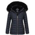 Navahoo Winterjacke Damen, blau