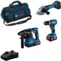 Bosch - Professional Combo Kit Combo Kit 18V (3): gsb 18V-45+GWS 18V-10+GBH 18V-22+2x 5.0Ah+1x 5.5Ah