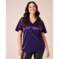 Shirt mit Satin-Front