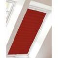 Dachfensterplissee SUNLINES "Young Style Crush", rot (rot, weiß), B:117,4cm H:115,9cm, Obermaterial: 100% Polyester, Plissees, mit Führungsschienen