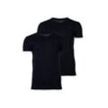 T-Shirt GANT "T-Shirt 2er Pack", Herren, Gr. M, schwarz, Obermaterial: 100% Baumwolle CO., Kurzarm, Shirts