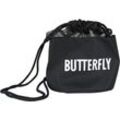 Turnbeutel BUTTERFLY "SPORT BAG Tischtennisballtasche für Zubehör, Bälle, Schläger", schwarz, Taschen, B/H: 35cm x 41cm, B:35cm H:41cm