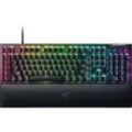 RAZER Blackwidow V4 Deutsches Layout, Gaming Tastatur, Mechanisch, Razer Yellow, kabelgebunden, Schwarz