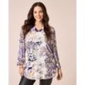 Bluse mit Leo-Print