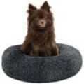 Jalleria - Donut-Bett für Hunde und Katzen, weiches rundes Bett für kleine und große Haustiere, Ø40 cm, weiches Plüsch-Katzenbett, Hundekissen mit