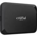 CRUCIAL X9 Portable SSD, PC/Mac Festplatte, 4 TB extern, Schwarz