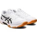 Indoorschuh ASICS "GEL-ROCKET 11", Gr. 46, silber (weiß, silber), Synthetik, Textil, sportlich, Schuhe