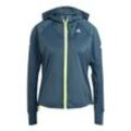 Adidas Fast Running Damen Laufjacke blau Gr. XS