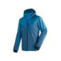 Skijacke MAIER SPORTS "Pajares", Herren, Gr. 48, blau (stahlblau), 100% Polyester, Rundhals, Jacken, Herren Winterjacke, wind- und wasserdicht, 4 RV-Taschen, Regular Fit