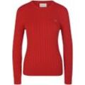 Rundhals-Pullover GANT rot