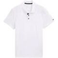 TOM TAILOR Herren Basic Jersey Poloshirt, weiß, Uni, Gr. XXL