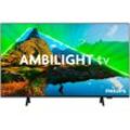 PHILIPS LED-Fernseher "65PUS8349/12", F (A-G), schwarz, 65, Fernseher