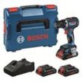 Bosch Professional 18V Akku-Bohrschrauber GSR 18V-90 C, Ausführung: 0615A5002R, 3xPC4,0Ah L-Boxx