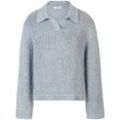 Polo-Pullover Peter Hahn blau