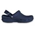 Berufsschuh CROCS "BISTRO" Gr. 36, blau (navy), 36, Croslite, Schuhe, Clog, Clog für Gastronomie, Pflege, Krankenhaus mit geschlossenem Fußbereich