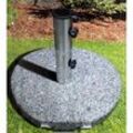 Buri - Granit Sonnenschirmständer 30kg Ø45cm Schirmfuß Schirmständer Schirmhalter