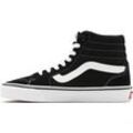 Sneaker VANS "Filmore Hi", Gr. 36,5, schwarz-weiß (schwarz, weiß), Leder, sportlich, Schuhe Schnürboots Skaterschuh Sneakerboots