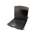 Value - KVM-Konsole mit KVM-Switch - 8 Anschlüsse - USB - Deutsch - 48 cm (19")