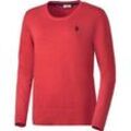 U.S. POLO ASSN. Damen Pullover Rundhals koralle