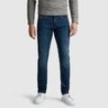 5-Pocket-Jeans PME LEGEND "NAVIGATOR", Herren, Gr. 34, Länge 32, blau (blau light used), Denim/Jeans, Obermaterial: 91% Baumwolle, 7% Elasthan, 2% sonstige Fasern, casual, Jeans