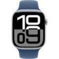 Apple – Watch Series 10 – 42 mm – GPS – Sportarmband S/M – Silber MWWA3QF/A