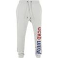 Stoffhose ECKO UNLTD. "Ecko Unltd. Herren Ecko Unltd. Grande Seweatpant", Herren, Gr. 4XL, US-Größen, grau, 80% Baumwolle, 20% Polyester, loose fit, Hosen