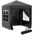 Outsunny Pavillon mit integrierten Klettverschlüssen 2L x 2B x 2,45H m