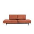 KOINOR Liegensofa Phoenix ¦ orange ¦ Maße (cm): B: 240 H: 87 T: 132