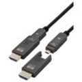 Maxtrack HDMI Anschlusskabel 20 m Schwarz C504-20ML 8K UHD HDMI-Kabel