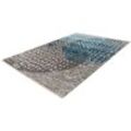 Teppich KAYOOM "Dilan 400", blau, B:120cm H:5mm L:170cm, Polyester, Teppiche