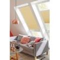 Dachfensterplissee SUNLINES "StartUp Style Honeycomb TL", gelb (zartgelb, weiß), B:97,4cm H:115,9cm, Obermaterial: 100% Polyester, Plissees, mit Führungsschienen