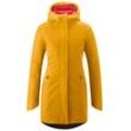 Funktionsjacke MAIER SPORTS "Henni", Damen, Gr. 42, gelb (sonnengelb), 100% Polyester, Jacken, Sportlicher Outdoormantel für Outdoor und City, leicht wattiert