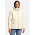 Steppjacke MARIKOO "Alemee", Damen, Gr. L, beige (cream), Obermaterial: 100% Polyester; Innenmaterial: 100% Polyester;Futter&Wattierung: 100% Polyester, Jacken, Mit warmen Fleecestoff im Inneren