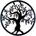 Signes Grimalt Metall -Ornamentwand auftragen Life Tree Applices Black Metal 1x60x60cm 23124