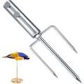 Sonnenschirmständer, Sonnenschirmständer mit Erdanker, Schirmhalter, abnehmbare Halterung für Parasol Garden Fishing Beach - Sollbry