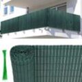 Tolletour - pvc Sichtschutzmatte UV-Schutz Sichtschutzzaun Balkon Terrasse Windschutz Sichtschutz Outdoor Balkonverkleidung Wetterfest für Balkon