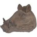 Harms - Garden Pleasure Wanddekoration Wildschweinkopf 36,5 x 28,5 x 41,5 cm