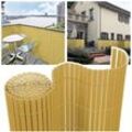 Jopassy - pvc Sichtschutzmatte Sichtschutzzaun Sichtschutz für Zaun Balkon Windschutz Bambus 80x900cm