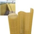 Jopassy - pvc Sichtschutzmatte Sichtschutzzaun Sichtschutz für Zaun Balkon Windschutz Bambus 140x500cm