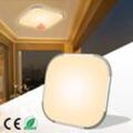 Uisebrt - 24W led Deckenleuchte Warmweiß Radar Sensor mit Bewegungsmelder - Moderne Deckenlampe Ultraslim led Panel Küche Wohnzimmer Schlafzimmer